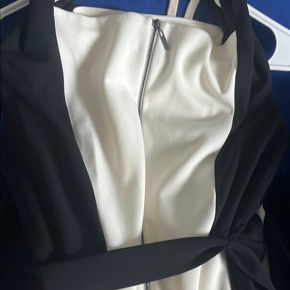 Elegant Black and White Dress - Picture 5 of 5